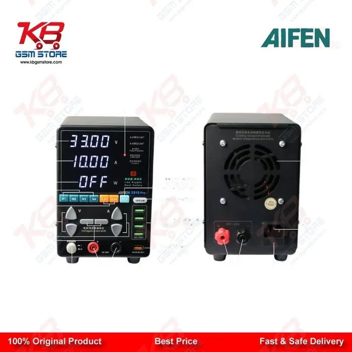 Aifen 3310 Pro 330W 33V 10A DC Power Supply for Mobile Phone Repair