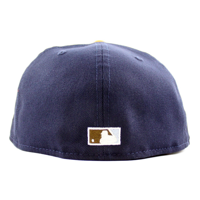 Arizona Diamondbacks 1998 Inaugural season New Era 59Fifty Fitted Hat (Navy Tan Gray Under Brim)