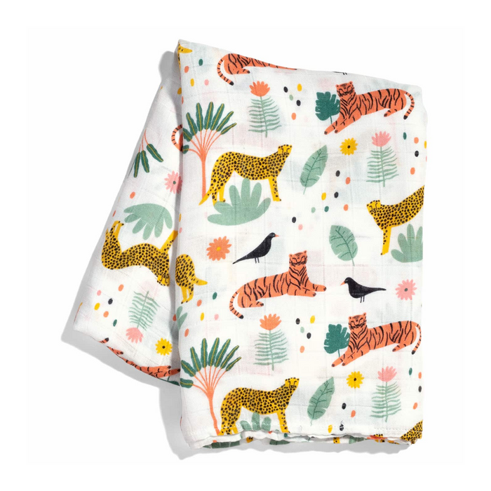 Bamboo Baby Swaddle - in the Jungle