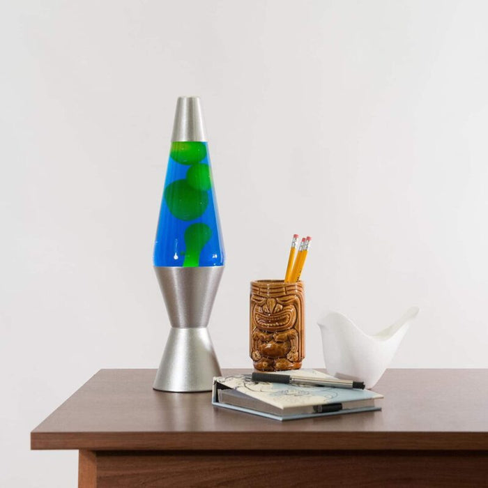 Blue Green Lava Lamp 14.5"