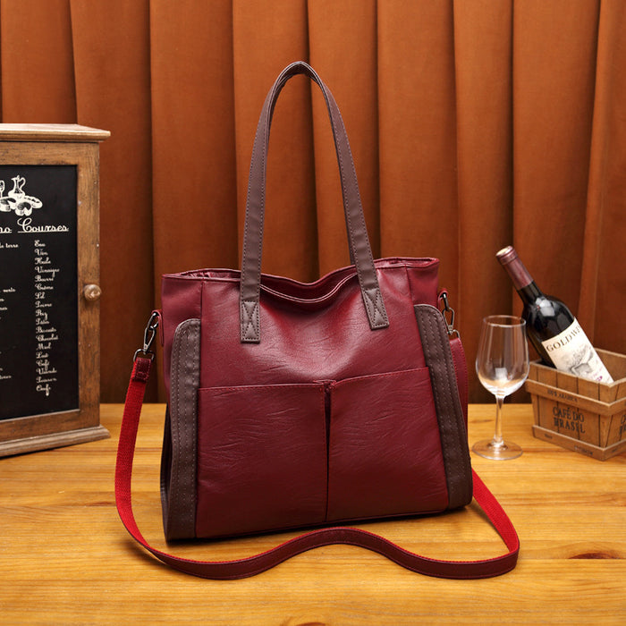 BP850 - Stylish Soft Leather Laptop Bag