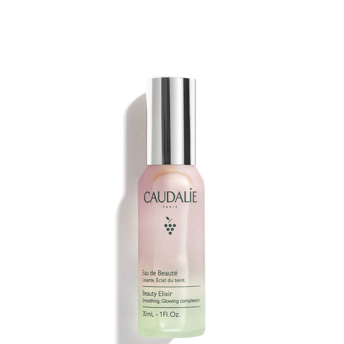 Caudalie Beauty Elixir 100ml skin care spray bottle with fresh, botanical formula for revitalizing and hydrating skin.