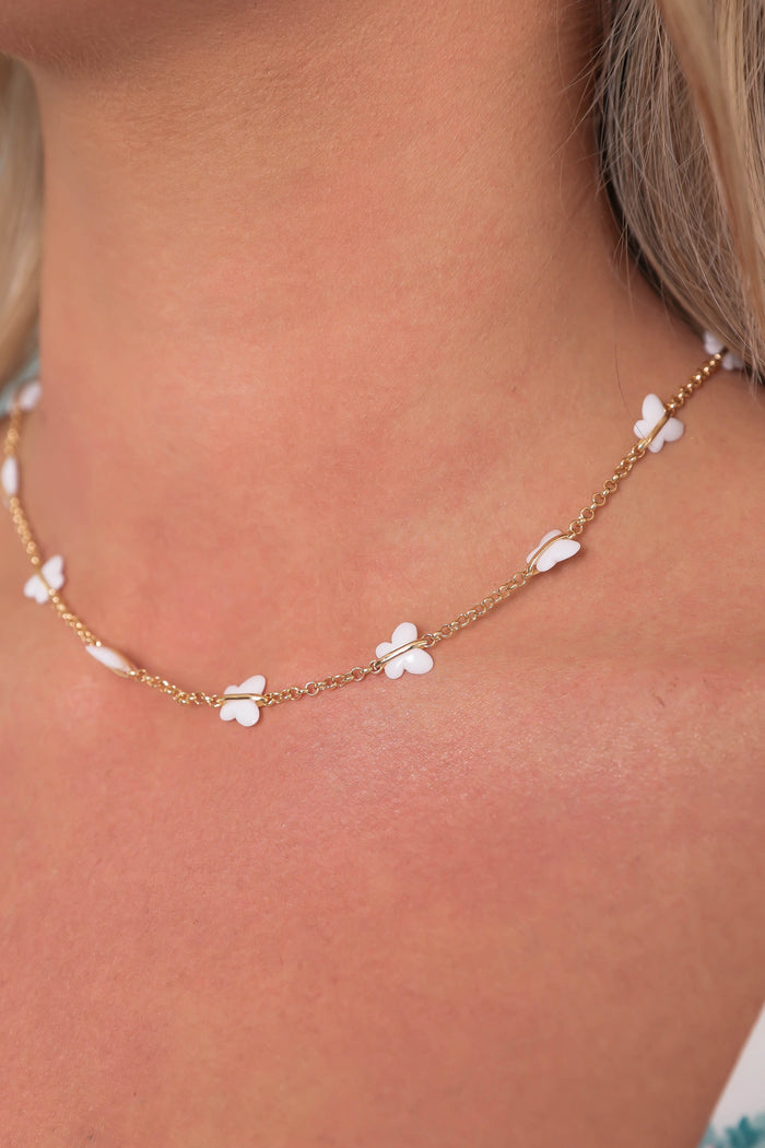 FINAL SALE: Want You Forever Necklace-White