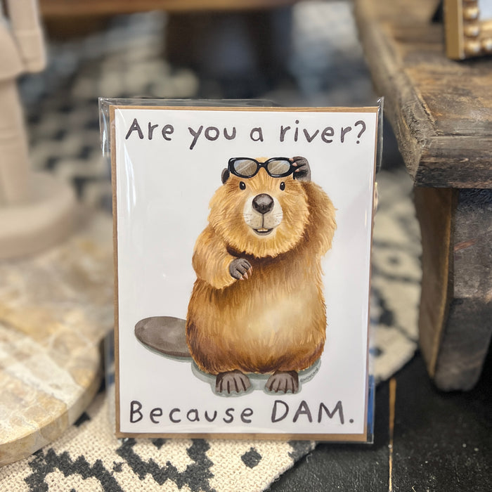 Funny Rodent Greeting Card
