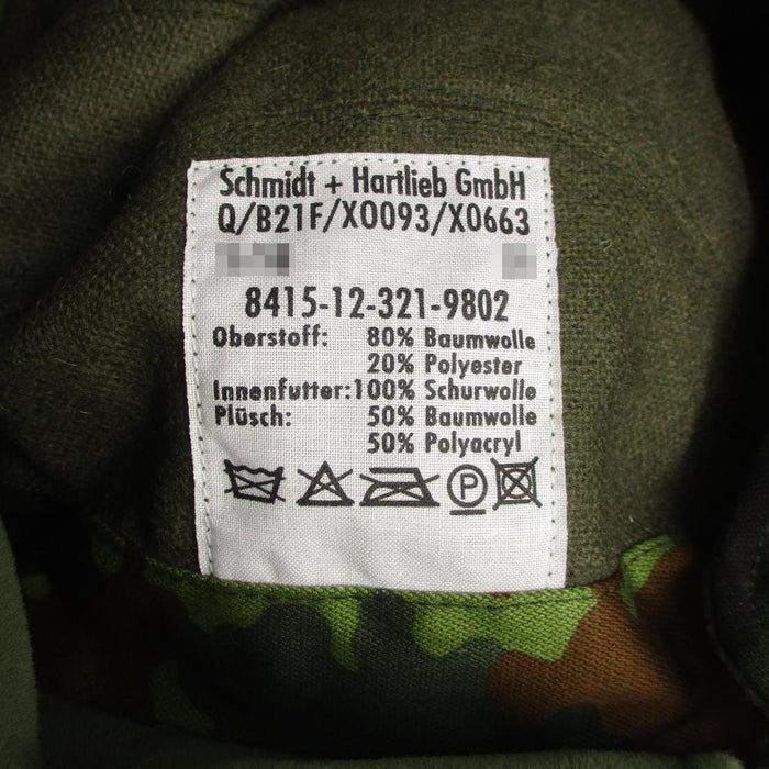 German Flecktarn Cold Weather Hat - New - German Army Surplus - Caps