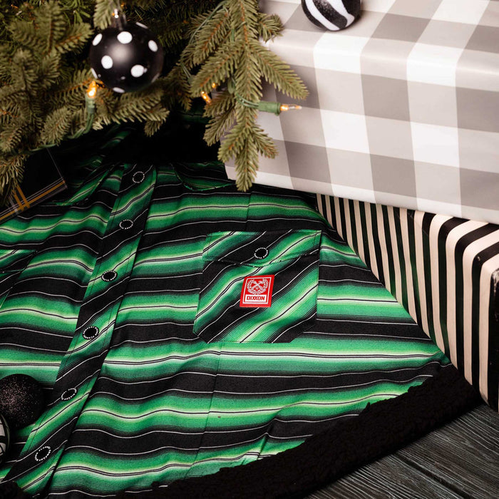 Green Serape Tree Skirt
