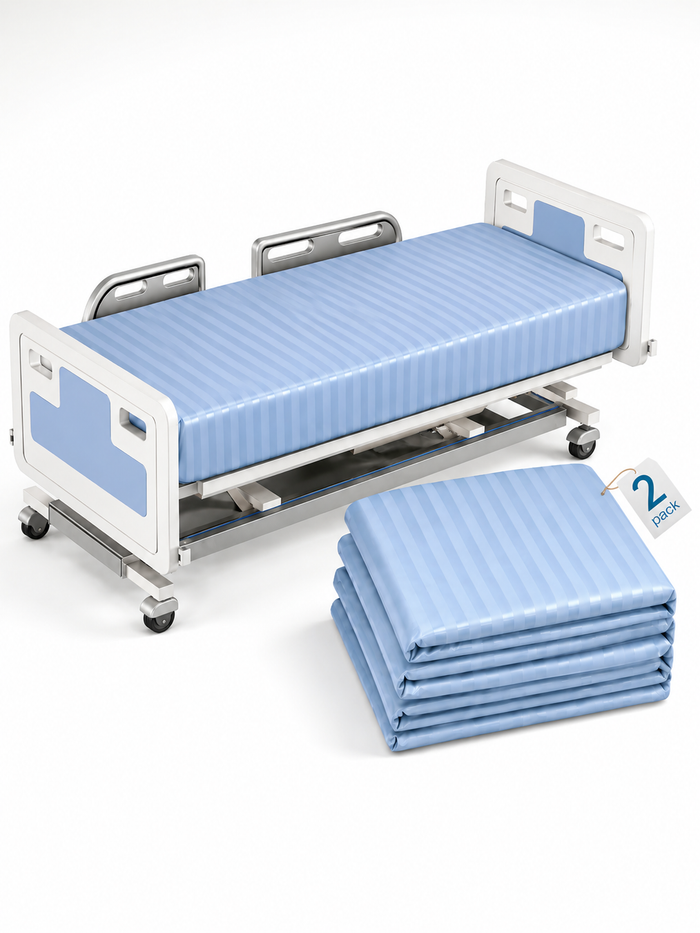 Hospital Bed Fitted Sheets With Pillow Cover