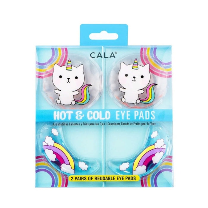 K-Care: Cala Hot & Cold Eye Pads*Reusable*Unicorn Cat Design*2 prs*Korean