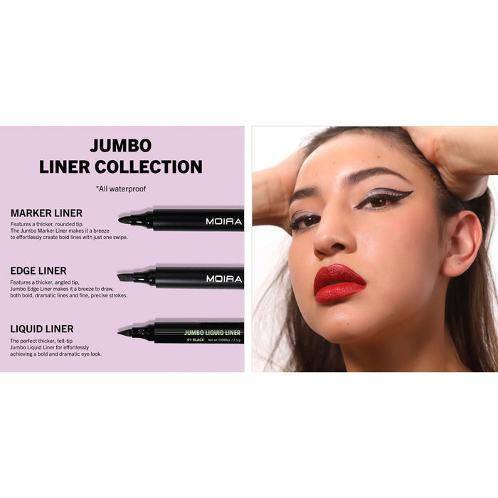 K-Care: Moira Jumbo Edge Liquid Liner (001, Black)*Korean Makeup*CLEAN