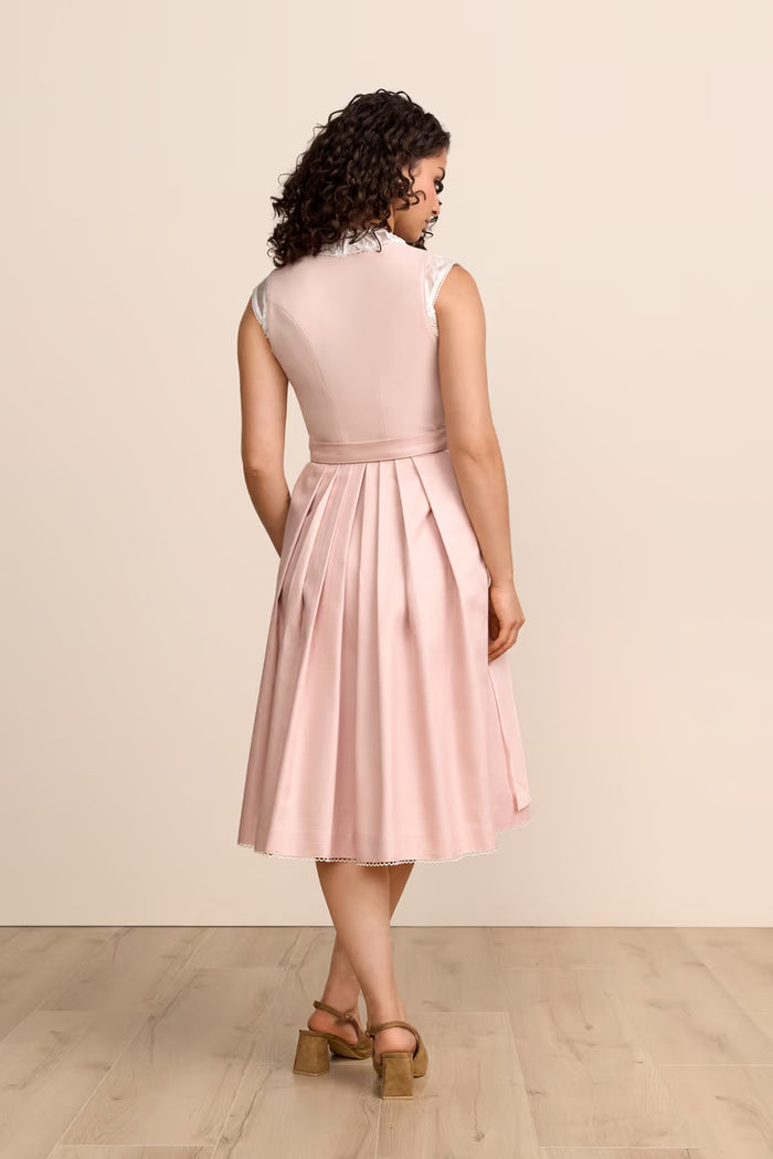 Krüger Sorelle Long Dirndl, Rose — 70cm 2pc Set