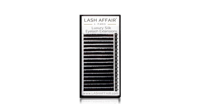Lash Affair Classic Silk Lashes Mixed Length L-Curl: Medium 10-13mm x .15 - Black