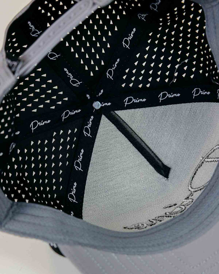 Light Gray Cursive Hat