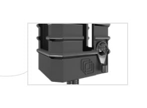 Madrid Extended Pool Fence Spigot with Dress Ring - Duplex SS2205, - Image 4