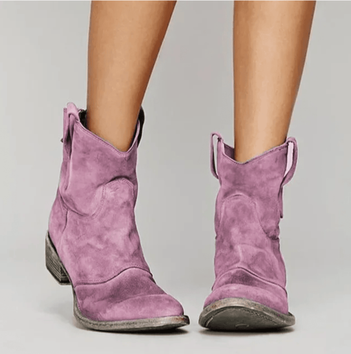 Nola | Comfortable Block-Heel Ankle Boots