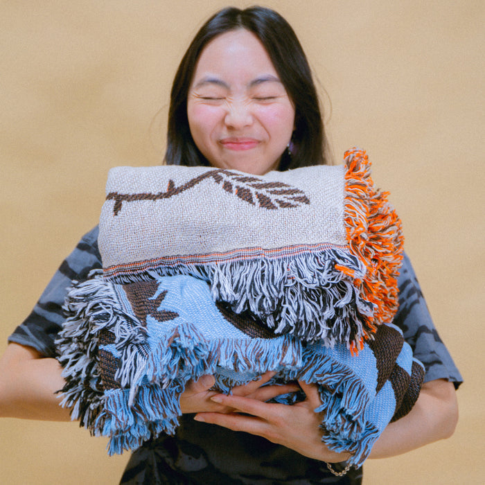 Nurture Nature Cotton Throw Blanket