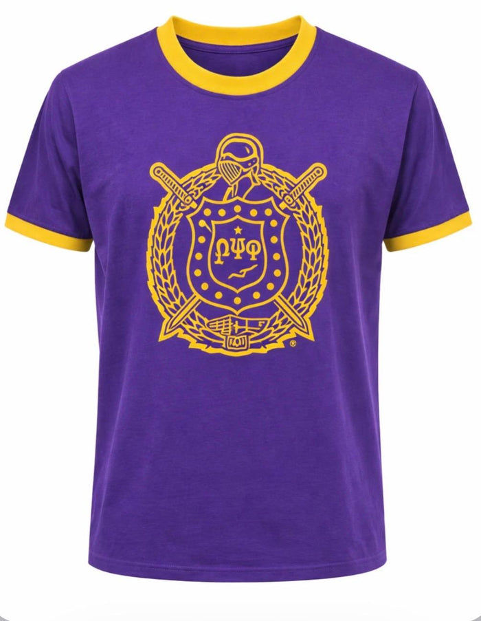Omega Shield Ringer Shirt