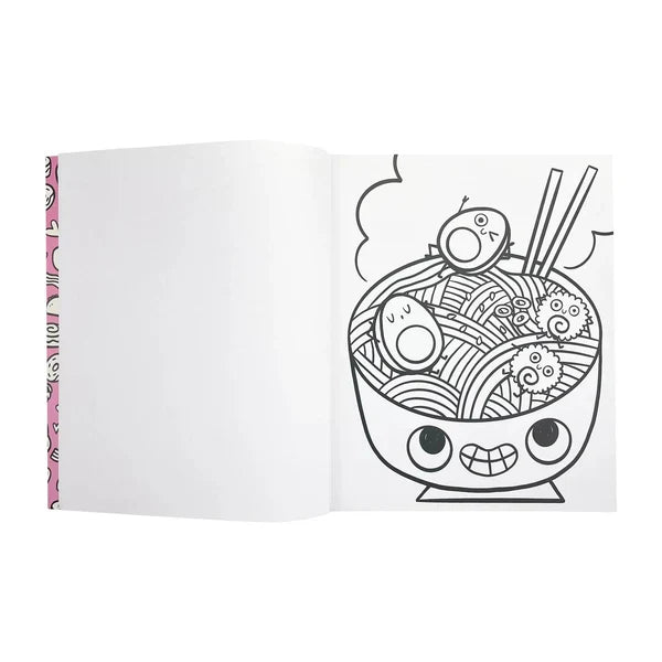Ooly Color-in' Book - Happy Snacks