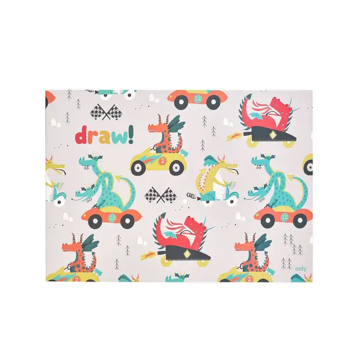 Ooly Doodle Pad Duo Sketchbooks, Set of 2 - Dragon Racetrack