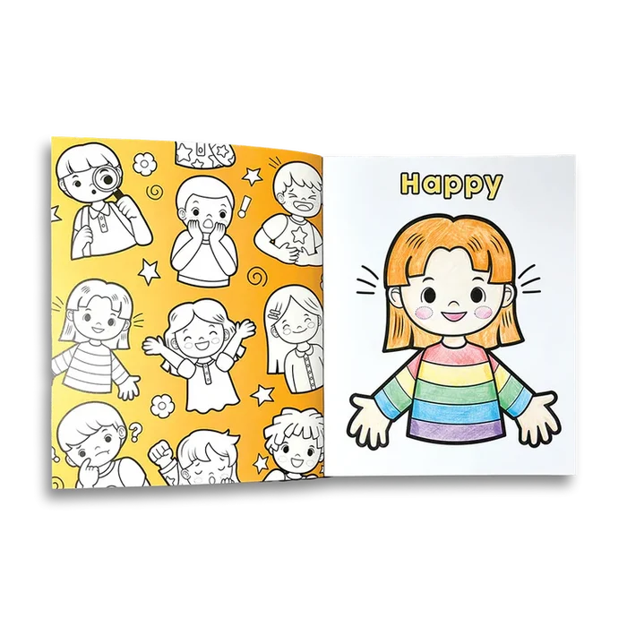 Ooly My First Toddler Color-in' Book - Feelings