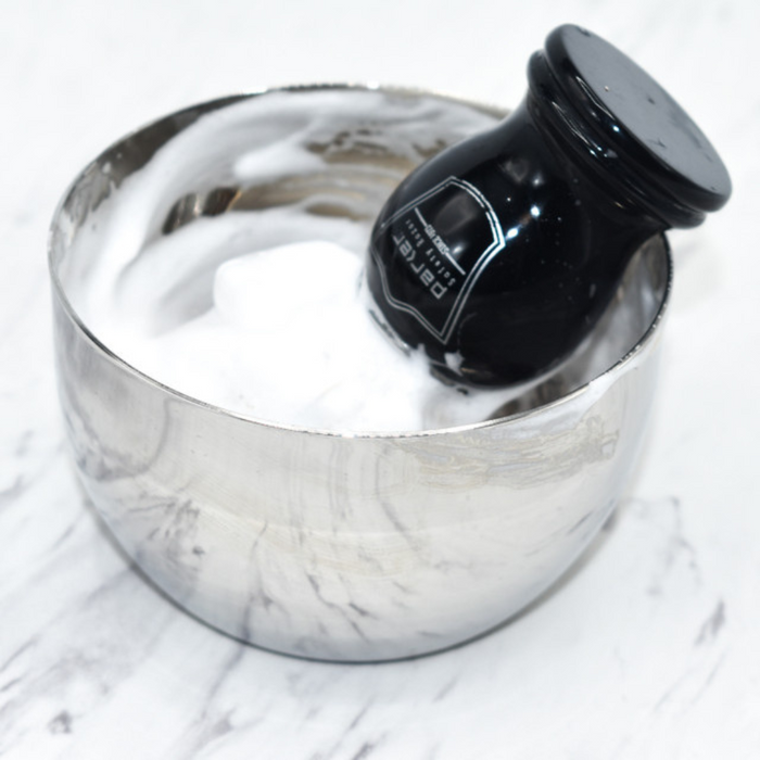 Parker Polished Stainless Steel Shaving Bowl