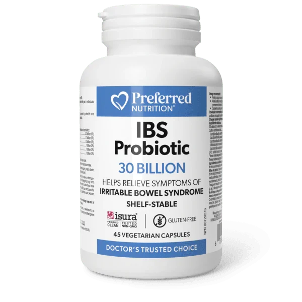 Preferred Nutrition: IBS Probiotic 30 Billion Capsules