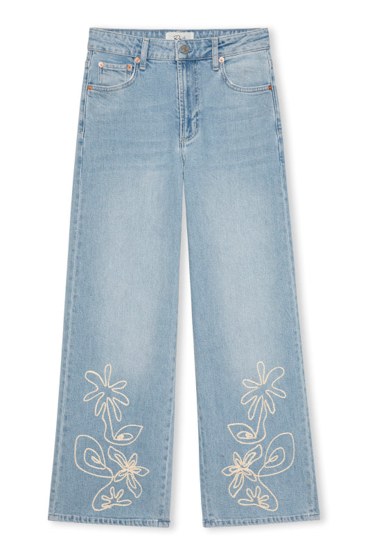 Rails Getty Crop Jean in Leilani Embroidered
