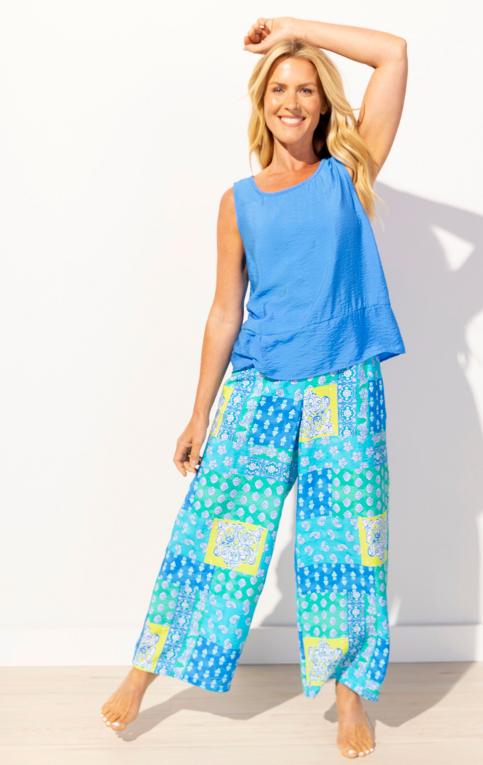 Regatta Paisley Pant in Riviera - 66016 - Size L Only!