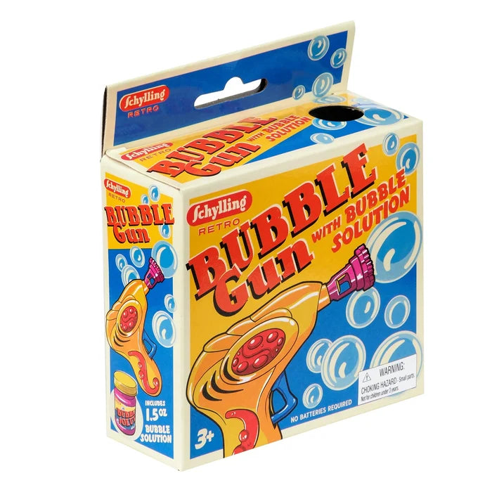 Retro Bubble Gun w/ Bubble Solution