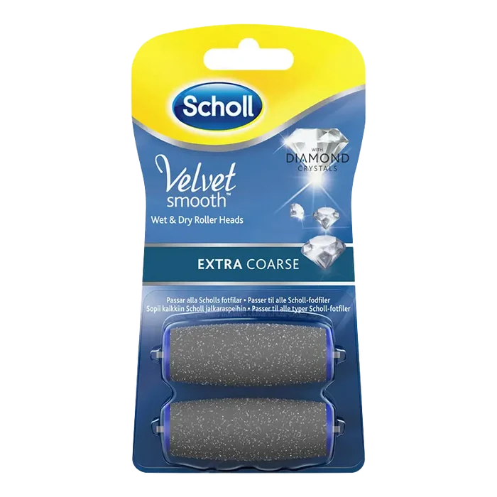 Scholl Velvet Smooth rullehode refill extra grov 2 stk