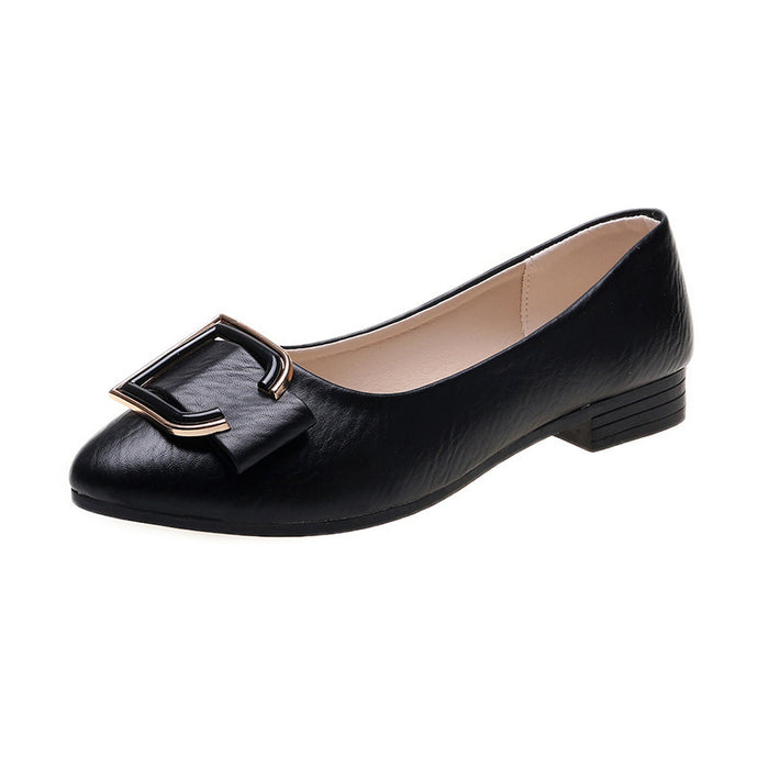 SH448 - Korean Slip On Pointed Toe Shoes