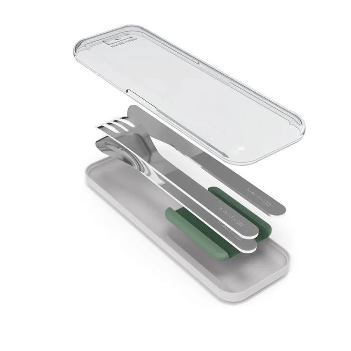 MONBENTO Stainless steel Slim Pocket Cutlery Set - 3pcs in Kuwait - Waha Lifestyle