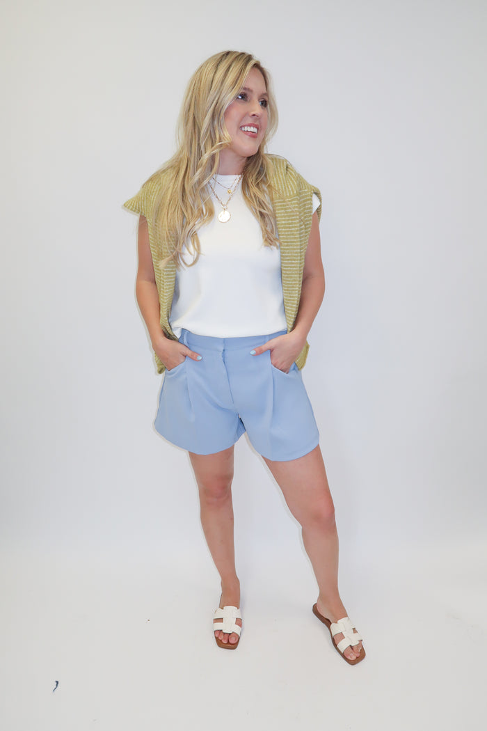 Summer Agenda Wide Leg Shorts - The Pink Tulip Clothing