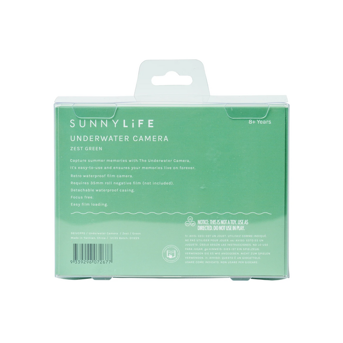 sunnylife neon green underwater camera
