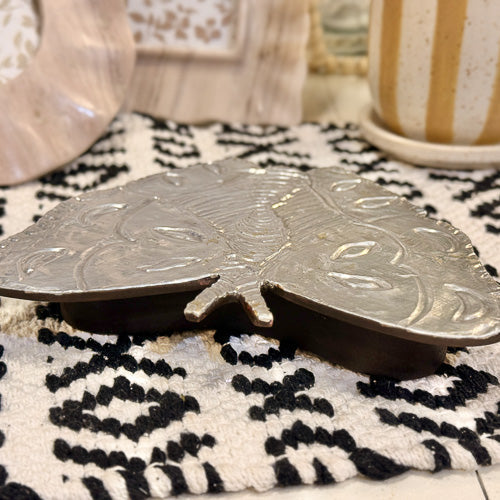 Tin Butterly Trinket Box