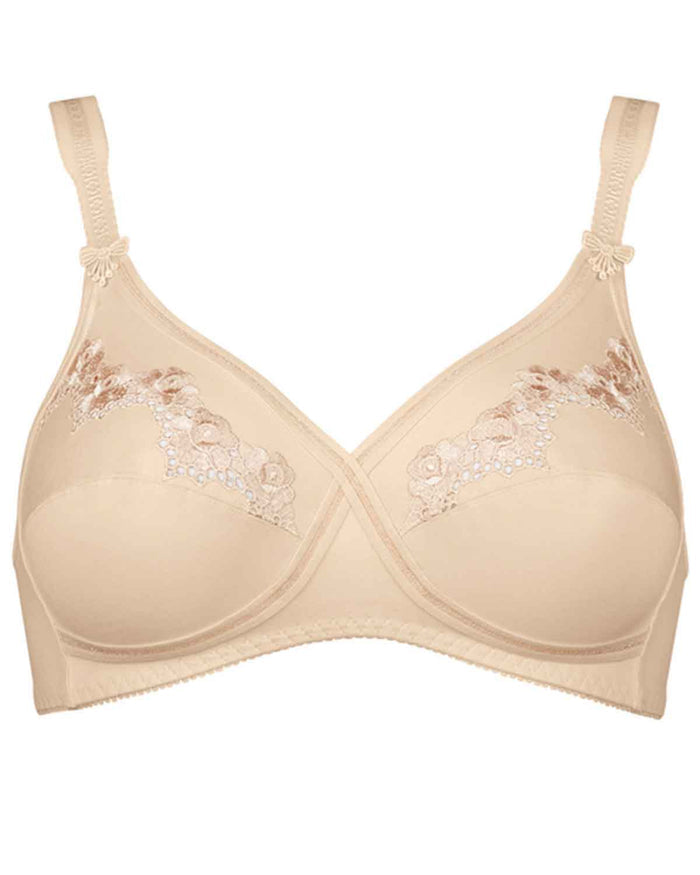 Triumph Elasti-Cross + Cotton Bra - Beige