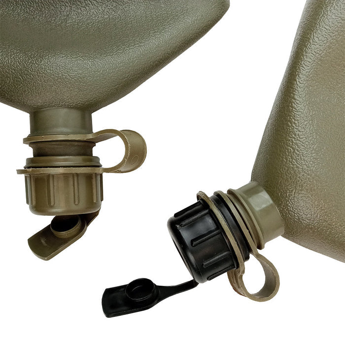 US 2QT. Collapsible Olive Drab Canteen w/ NBC Lid - US Army Surplus - Canteens & Bottles