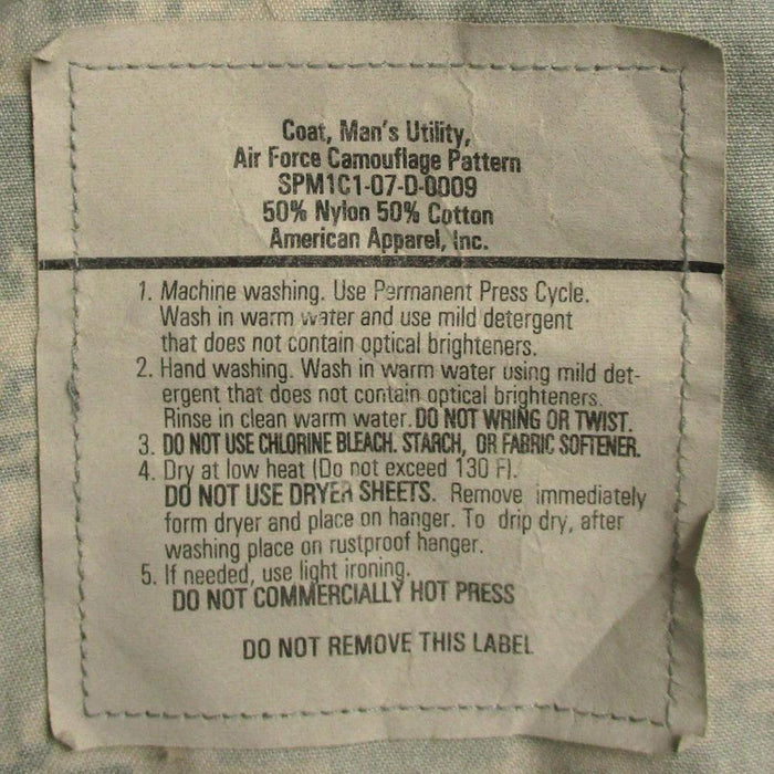 USGI Air Force ABU Utility Coat - US Army Surplus - Field Shirts