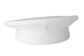USMC White Vinyl Cap Cover