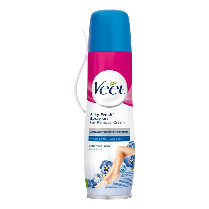 Veet Spray-On hårfjerningskrem ben & kropp sensitiv hud