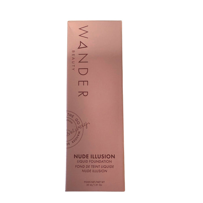 Wander Beauty Liquid Foundation - Fair Light, 20-Inch Tube, Med to Full Coverage