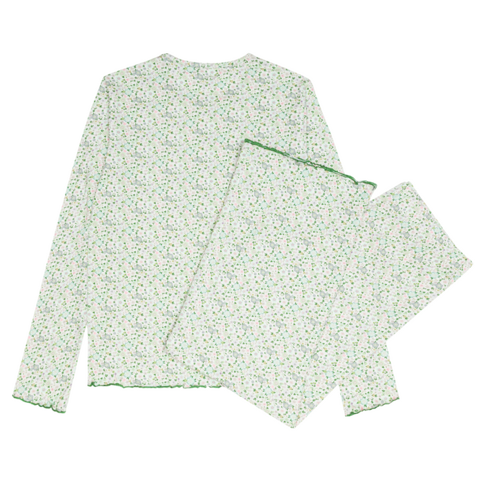 women's sea marsh floral pima pajamas set