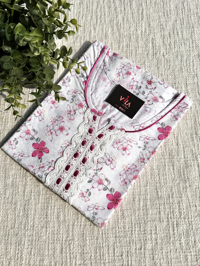 XL size printed PC nighty