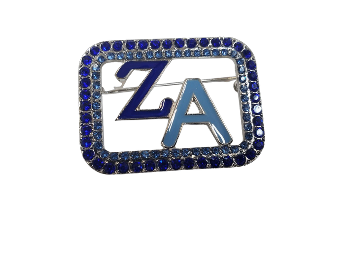 Zeta Amicae Square Brooch