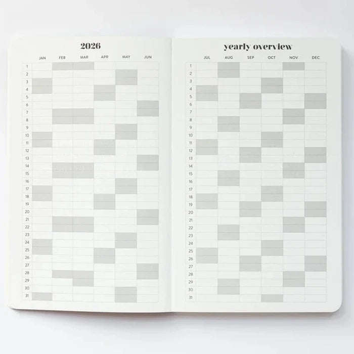 THE INSPIRED STORIES 2026 Minimal Weekly Planner - A5 in Kuwait - Waha Lifestyle