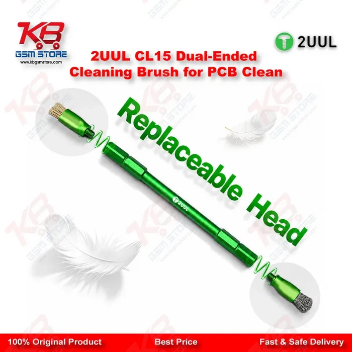 2UUL CL15 Dual-Ended Cleaning Brush for Motherboard & PCB Repair