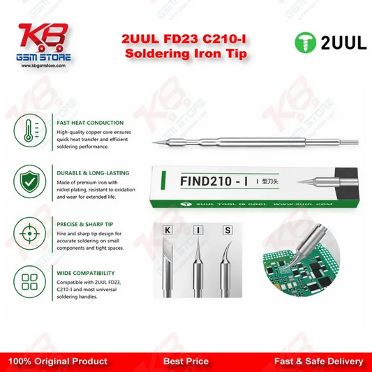 2UUL FD23 C210-I Soldering Iron Tip