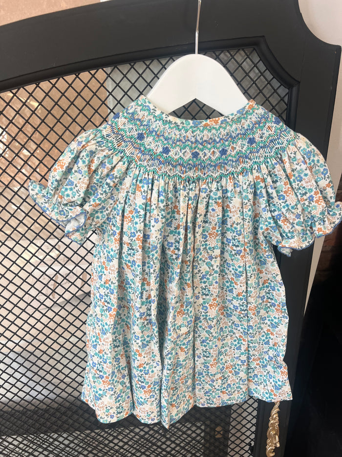 Gracie Floral Smocked Dress
