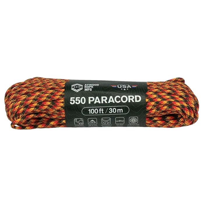 550 Paracord 100ft/30m - Atwood Rope - Rope & Cordage
