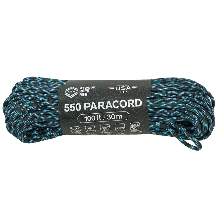 550 Paracord 100ft/30m - Atwood Rope - Rope & Cordage