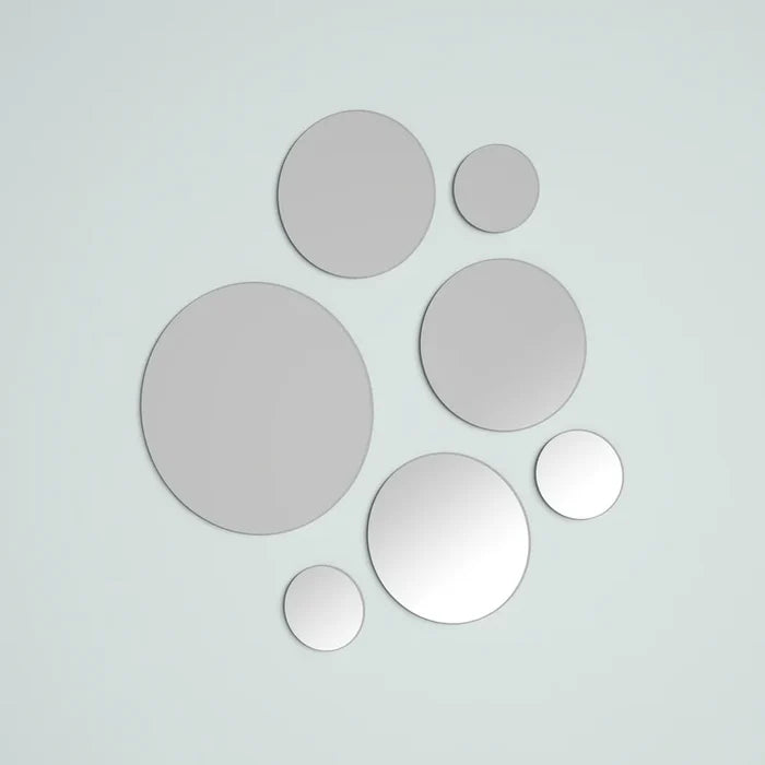 7 Piece Modern & Contemporary Frameless Mirror Set